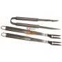 BLINKY SET 3 PEZZI UTENSILI PER BARBECUE IN ACCIAIO CROMATO 