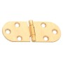 BISCUIT HINGE WITHOUT STOP IN BRASS PCS. 2