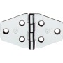 STAINLESS STEEL HINGES NAUTICA MM. 40x70 PCS. 2