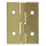 BRASS STEEL HINGES REMOVABLE PIN mm. 15x10 box of pcs. 20