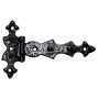 WROUGHT IRON HINGES ART.312 / C SHADED BLACK MM. 70x115 PCS. 2