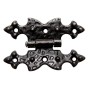 CERNIERE IN FERRO BATTUTO ART.313/C NERO SFUMMATO MM. 70x45 PZ. 2