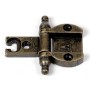 BRONZE ZAMAK FURNITURE HINGES ART. A0055 BLISTER OF PCS. 2