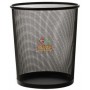 BLACK WASTE BASKET FOR OFFICE CM. 27X30 H