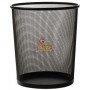 CESTINO GETTACARTE COLORE NERO PER UFFICIO CM. 27X30 H