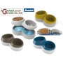 Double feed bowl and water reserve Bama Ciottolotto Large cm.
