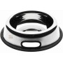 STAINLESS STEEL BOWL WITH NON-SLIP RUBBERS AND HANDLE CM. 16.5 ML. 710