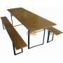 BLINKY TAVOLO LEGNO BIRRERIA CON DUE PANCHINE 96926-10/9 