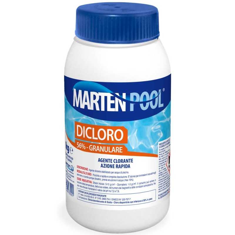 GRANULAR CHLORINE FOR POOLS KG. 1