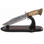 COLLECTOR'S KNIFE FIXED BLADE FAKE HORN HANDLE KBL 29695