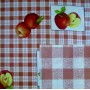 BLINKY DOUBLE-FACE TABLECLOTH RED APPLES MT. 1.4X30