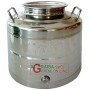STAINLESS STEEL CONTAINER FOR FOOD LT. 30 HEAVY TYPE WITH WELDED BOTTOM