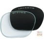 PAIR OF GREEN TEMPERED REPLACEMENT LENSES FOR 317 5 DIN