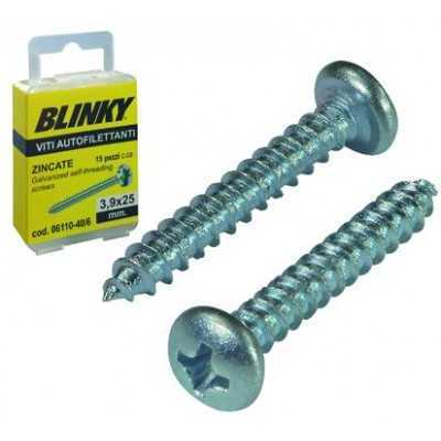 BLINKY GALVANIZED SELF-TAPPING SCREWS BLISTER MM. 3.5X16