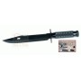 CROSSNAR SURVIVAL DAGGER WITH SHEATH KIT AND STONE HIRING STAINLESS STEEL BLADE CM. 24