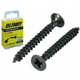 BLINKY BRONZE SCREWS BLISTER MM. 3.5X20