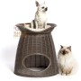 Bed for Dogs and Cats Bama PASHA Tortora cm. 52x50x46 / 55h.