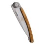 DEEJO WOOD 27G JUNIPER WOOD FOLDING KNIFE STAINLESS STEEL BLADE CM. 17