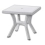 DIMAPLAST RESIN TABLE RIGOLETTO ELITTE WHITE cm. 60x60x70h.