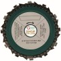 CROWN DISC FOR WOOD WITH CHAINSAW MM. 230