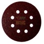 DISCO ABRASIVO VELCRATO CON 8 FORI MM. 125 GR.150