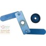 DISC WITH TWO RETRACTABLE BLADES FOR UNIVERSAL ZORRO BRUSHCUTTER