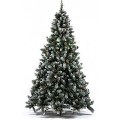 ALBERO DI NATALE MARILLEVA CON PUNTE INNEVATE 690TIPS CM. 180 