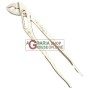 EGAMASTER ADJUSTABLE ZINC CHROMED TUBE WRAP CM. 25 62291