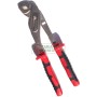 EGAMASTER ADJUSTABLE ZINC CHROMED TUBE RUBBER HANDLE CM. 25 62297