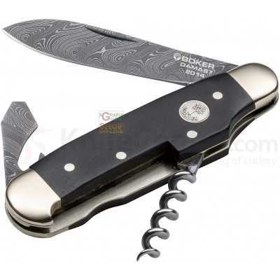 BOKER KNIFE DAMAST JAHRESMESSERE WITH DAMASK BLADE LIMITED