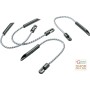 ELASTICI CON AGGANCI PER TELONI RAFIA CONF DA 4 PEZZI LUNGHEZZA 28 CM