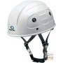 ABS PROTECTION HELMET WITHOUT VISOR WITH POLYAMIDE UNDER THROAT AND BAND