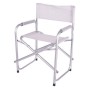 ENRICO COVERI DIRECTOR'S CHAIR CLOSED IN WHITE FABRIC