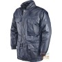 ESKIMO POLY PVC CON TRAPUNTA HUSKY INTERNA STACCABILE COLORE BLU TG S M L XL XXL XXXL