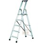 FACAL ALUMINUM LADDER SQUARE SECT. 24X50 STEPS 8