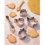 FACKELMANN STEEL COOKIE CUTTERS, ASSORTED SHAPES 5 PCS. ART. 42964