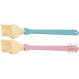 FACKELMANN LARGE SILICONE BRUSH RESISTANT UP TO 230 ° 25X5X1 CM CANDY BLUE OR PINK ART. 43921