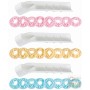 FACKELMANN SIZE SET DECORATES SUGAR PASTA AND ASSORTED SHAPES COOKIES WITH PP HANDLE. 9 PCS
