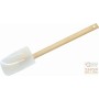 FACKELMANN SPATULA WITH BEECH WOOD HANDLE AND FUNCTIONAL PART IN SILICONE RESISTANT UP TO 230