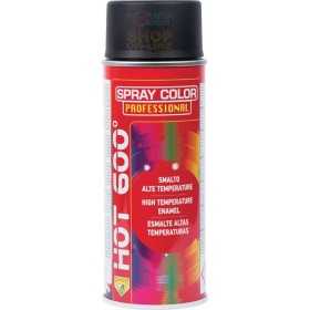 BOMBOLETTA SPRAY ALTA TEMPERATURA 600 GRADI HOT NERO LUCIDO ML.