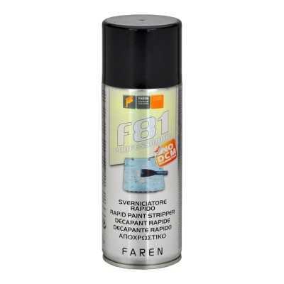 FAREN F 81 BOTTLE QUICK PAINT REMOVER SPRAY ML. 400