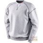 CREW NECK SWEATSHIRT 65% POLYESTER 35% COTTON GR 290 MQ COLOR GRAY SIZE S XXXL