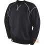 FELPA GIROCOLLO 65% POLIESTERE 35% COTONE GR 290 MQ COLORE NERO TG S XXXL