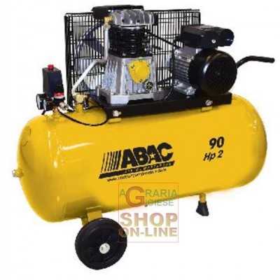 ABAC COMPRESSOR COMPRESSED AIR 220V B26-90 CM2 HP. 2 LT. 90