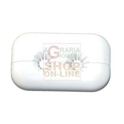 BORCHIA PIATTA MONOTUBO UNIVERSALE BIANCA DM. 8-16 