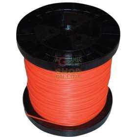 WIRE FOR BRUSHCUTTER SQUARE 4.0 X100 MT.