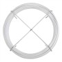 PLASTIC WIRE CLOTHES RAIL MT. 20 MM. 2.7 WHITE