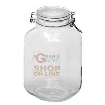 BORMIOLI FIDO GLASS JAR WITH AIRTIGHT CAP CL. 200
