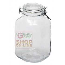 BORMIOLI FIDO GLASS JAR WITH AIRTIGHT CAP CL. 500