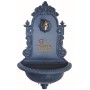 WALL FOUNTAIN IN CAST IRON ANTIQUE GREEN COLOR WITHOUT TAP